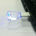 Unidade flash USB de vidro da chave do carro